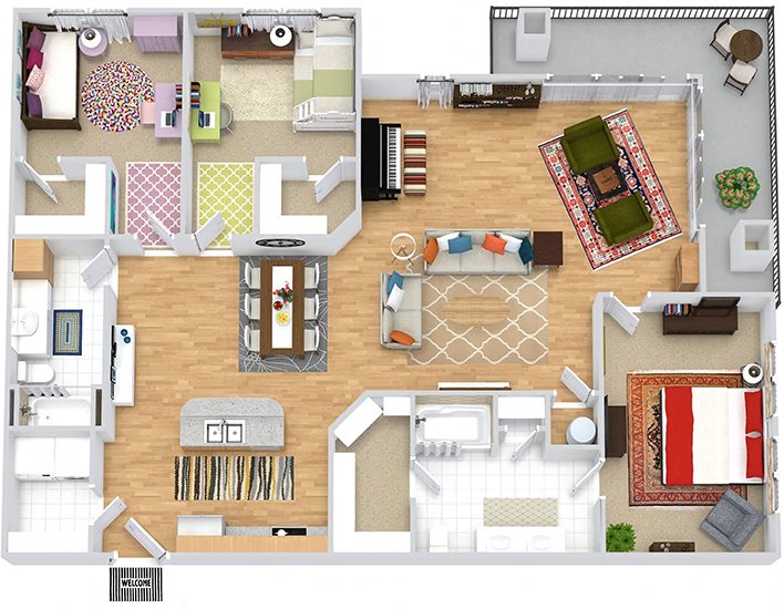 Floor Plans of Cielo Apartments in Charlotte, NC